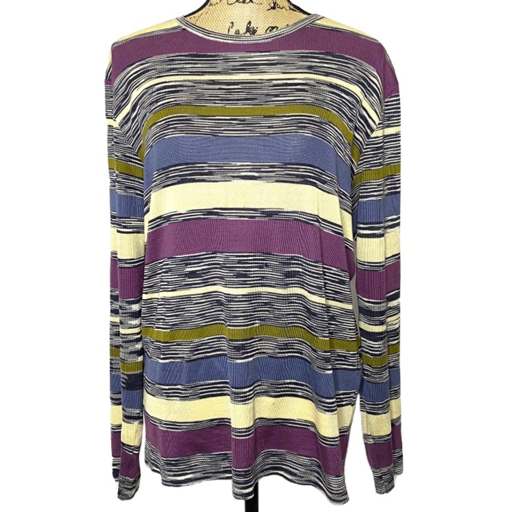 Missoni Striped Knit Silk Top
